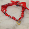 DEEP SOUTH ORIGINALS HONKY TONK HEART SCARF NECKLACE