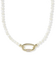 KENDRA SCOTT EMERY GOLD BEADED STRAND NECKLACE