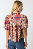 BRIA FLORAL BALLOON SHIRT