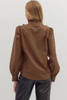 BROWN LONG SLEEVE TOP