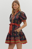 BLACK FLORAL DRESS