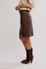 FREE PEOPLE SYCAMORE VEGAN MIDI