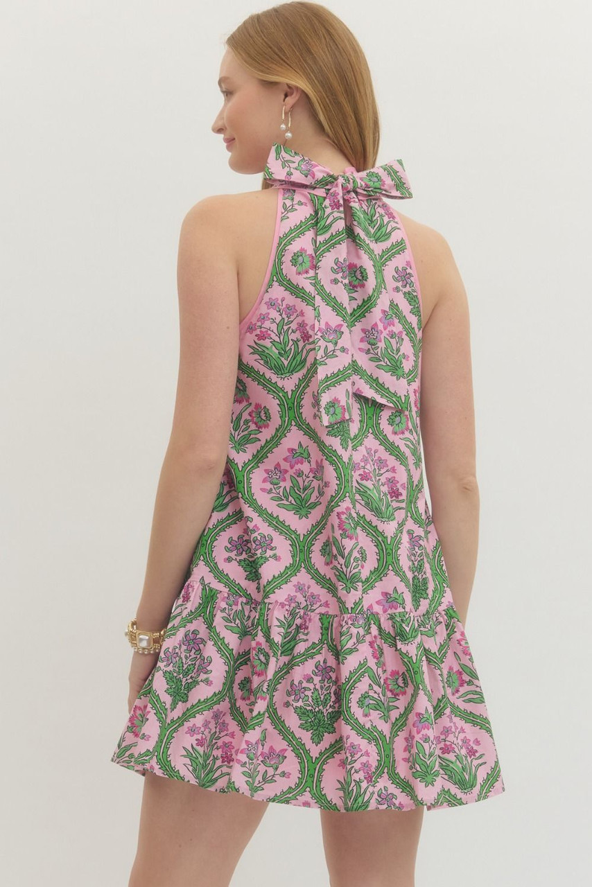 entro pink floral dress Pink Floral Dress by Entro Flint Gypsies