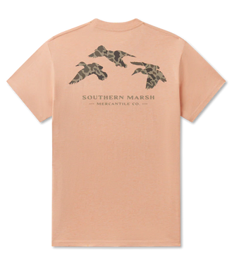 SOUTHERN MARSH CAMO FLYING DUCKS T-SHIRT