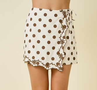 DAY+MOON POLKA DOT SKORT