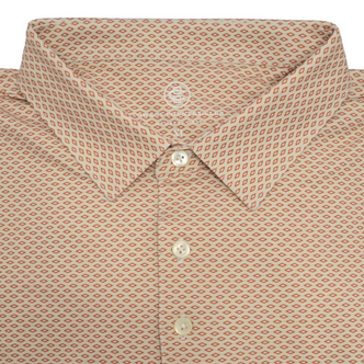 COWBOY COUNTRY CLUB DIAMONDBACK POLO - BURNT