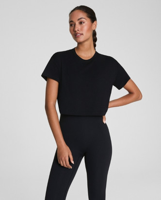 SPANX OUTPACE CROPPED TEE