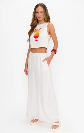 SHOW ME YOUR MUMU KICK BACK LINEN PANTS