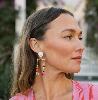 SUNSHINE TIENDA COLORFUL DOT EARRINGS