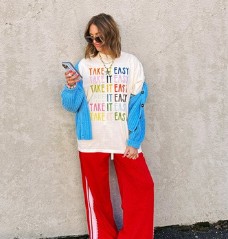 ETTA & EAST TAKE IT EASY TEE