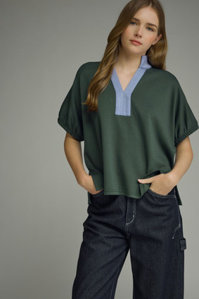 ENTRO DROP SHOULDER TOP