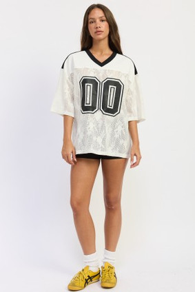 EMORY PARK LACE JERSEY TEE