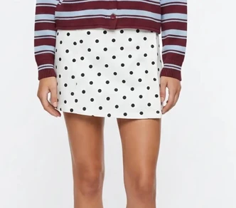 TWENTIFOURTH POLKA DOT WRAP SKORT