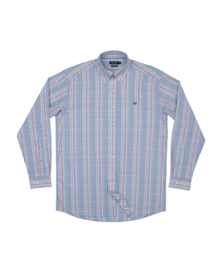 SOUTHERN MARSH SHORES WINDOWPANE PERFORMANCE DRESS SHIRT