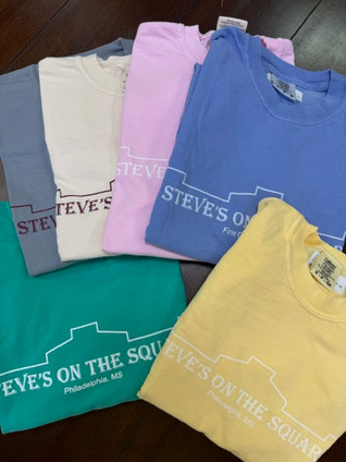 STEVE'S ON THE SQUARE LOGO T-SHIRT