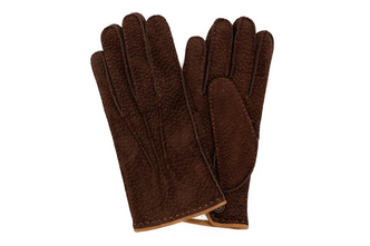 MARTIN DINGMAN WILD BOAR GLOVES - CHOCOLATE