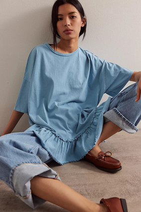 FREE PEOPLE WHY YES TEE