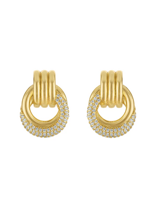 KINSEY DESIGNS GIGI KNOT STATEMENT EARRINGS