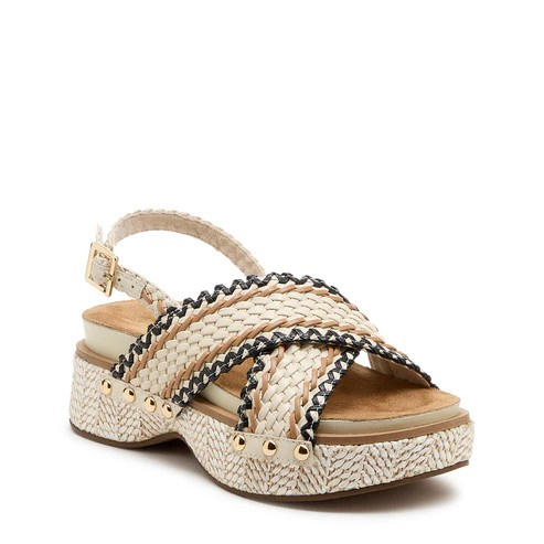 KELSI DAGGER PACE SHELL PLATFORM SANDALS