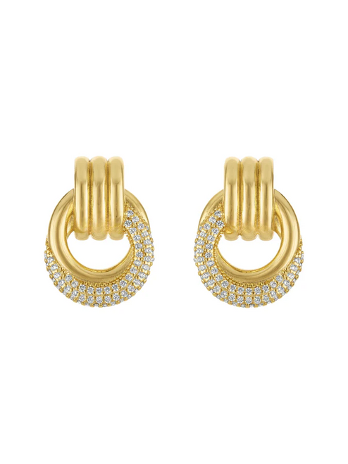 KINSEY DESIGNS GIGI KNOT STATEMENT EARRINGS
