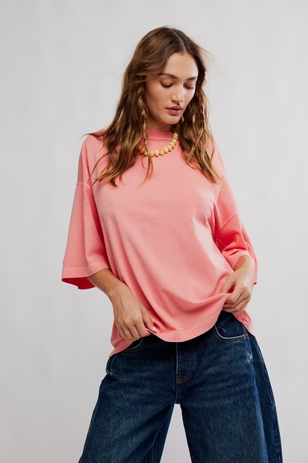 FREE PEOPLE OVERSIZED PERFECT TEE