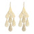MARICA MORAN CAROLA RAINDROP CHANDELIER EARRINGS