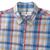 DUCK HEAD CONOLLY PLAID LINEN COTTON OXFORD SPORT SHIRT - IMPERIAL BLUE