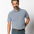 DUCK HEAD LONG DRIVE BARKER STRIPE PERFORMANCE POLO