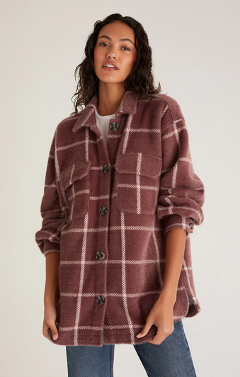 Z-SUPPLY PLAID TUCKER JACKET