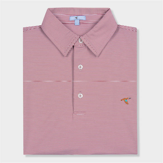 GEN TEAL PERFORMANCE POLO - MAROON