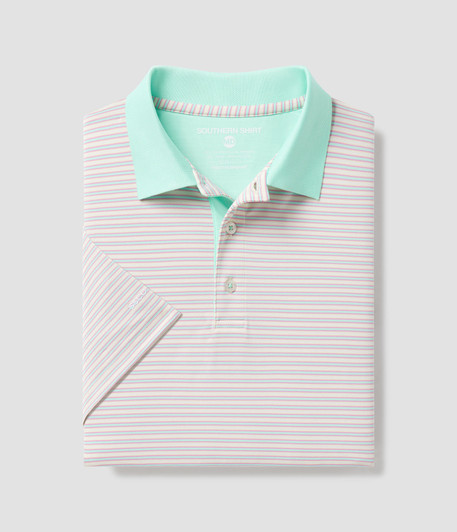 SOUTHERN SHIRT COMPANY STARBOARD STRIPE POLO