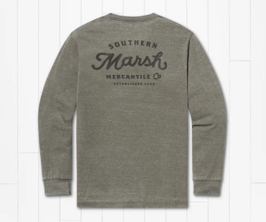 SOUTHERN MARSH SEAWASH L/S MERCANTILE CO TEE