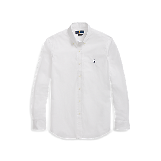 POLO RALPH LAUREN BIG/TALL WHITE POPLIN SPORT SHIRT