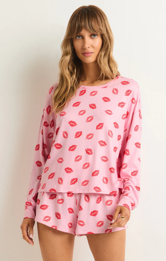 Z-SUPPLY PUCKER UP KISSES LONG SLEEVE