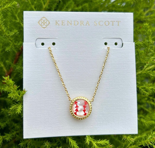 KENDRA SCOTT BASEBALL NECKLACE