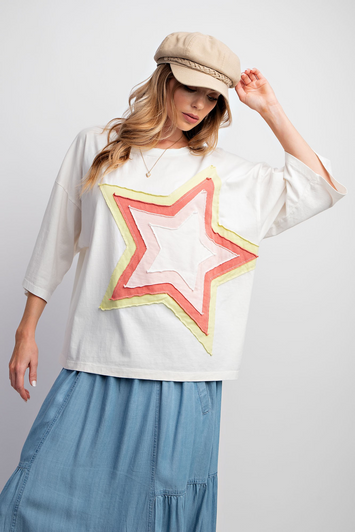 CURVY STAR TEE