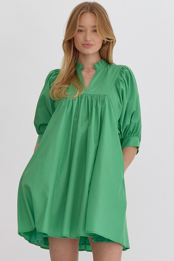 KELLY PUFF SLEEVE DRESS