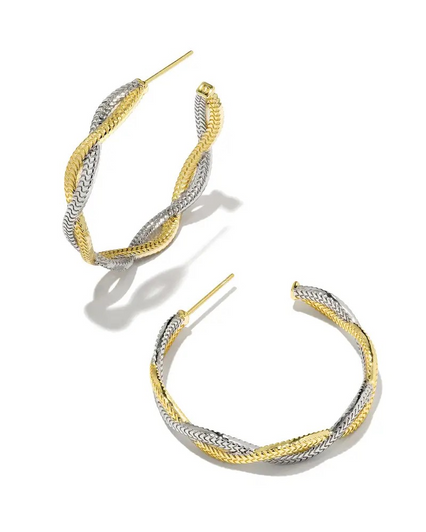 KENDRA SCOTT HAYDEN HOOP EARRINGS