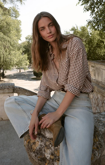 Z SUPPLY RIVER PLAID BUTTON UP