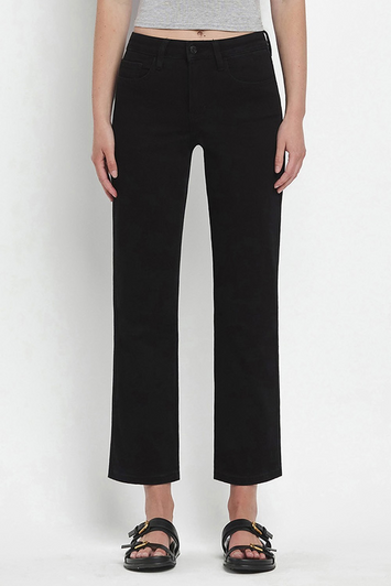 HIGH RISE ANKLE STRAIGHT JEANS