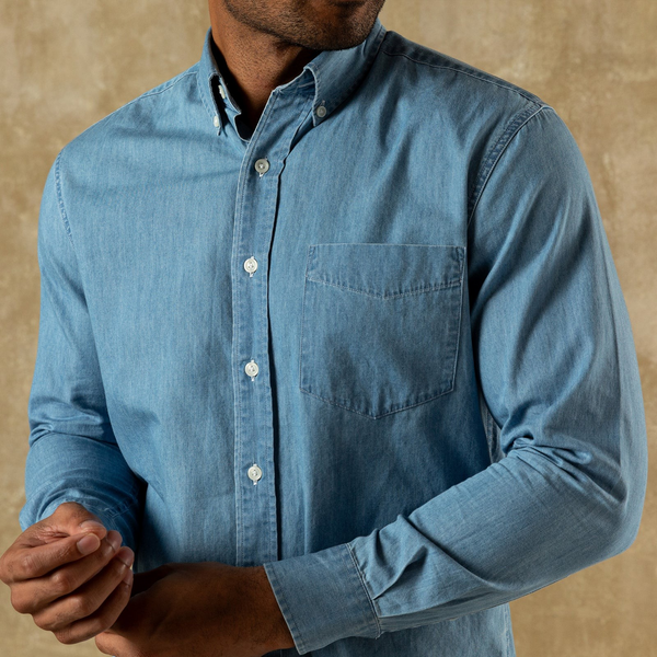DUCKHEAD DENIM TWILL SPORT SHIRT