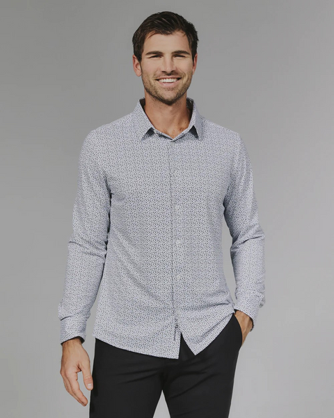 7 DIAMONDS MADRID LONG SLEEVE SPORT SHIRT