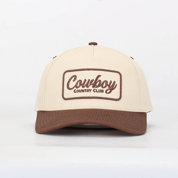 COWBOY COUNTRY CLUB PATCH HAT