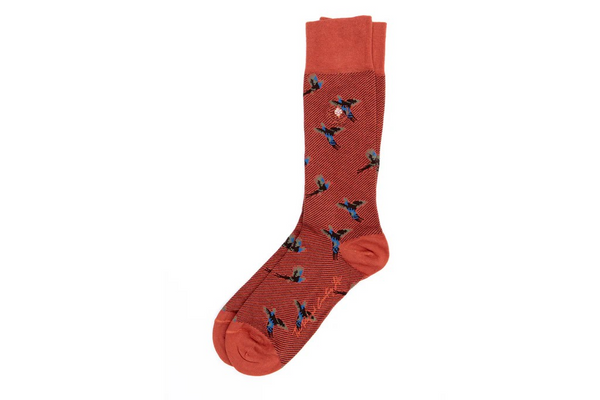 MARTIN DINGMAN PHEASANT PERUVIAN PIMA COTTON SOCKS