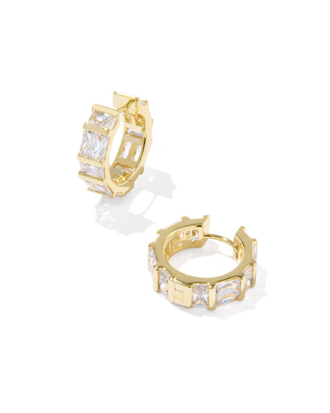 KENDRA SCOTT JAMIE HUGGIE EARRINGS