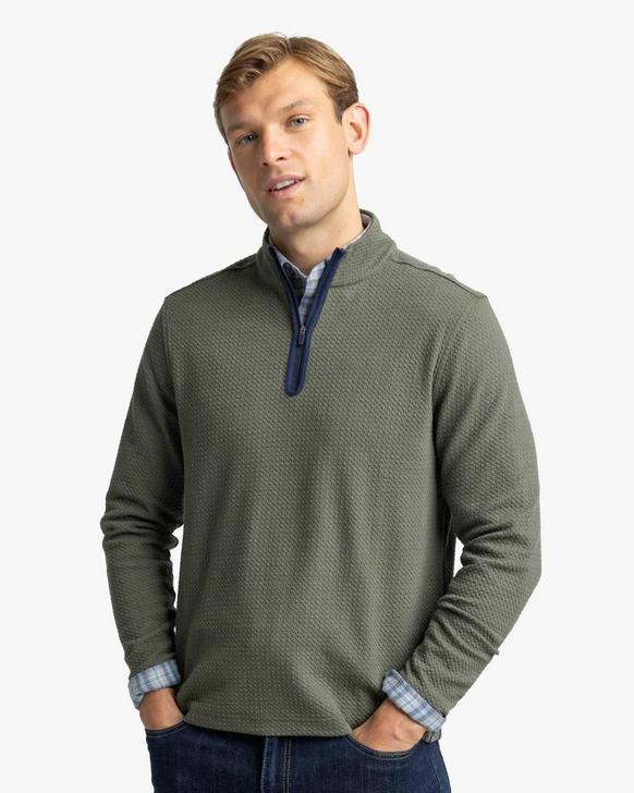 SOUTHERN TIDE OUTBOUND 1/4 ZIP PULLOVER