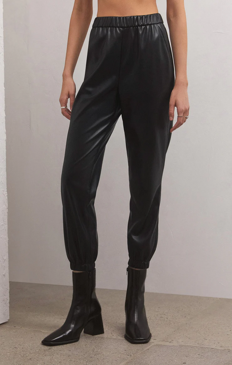 Z-SUPPLY LENORA FAUX LEATHER JOGGER