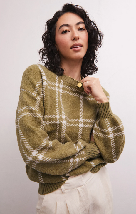 Z-SUPPLY JOLENE PLAID SWEATER