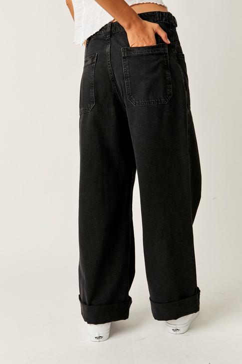 FREE PEOPLE PALMER CUFFED JEANS