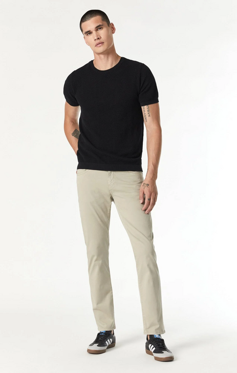 MAVI ZACH STRAIGHT LEG PANTS - ALUMINUM TWILL